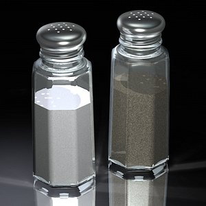 salt pepper 3d model