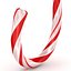 3d model candy cane
