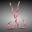3d model candy cane