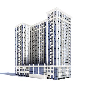 Apartment Building 3D Model