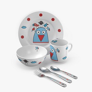 Set of Children's Tableware 2v