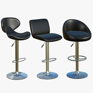 Bar Stool Chair V25 3D model