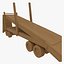 wooden toy truck fbx