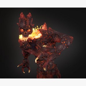 Hell flying demon 3D model