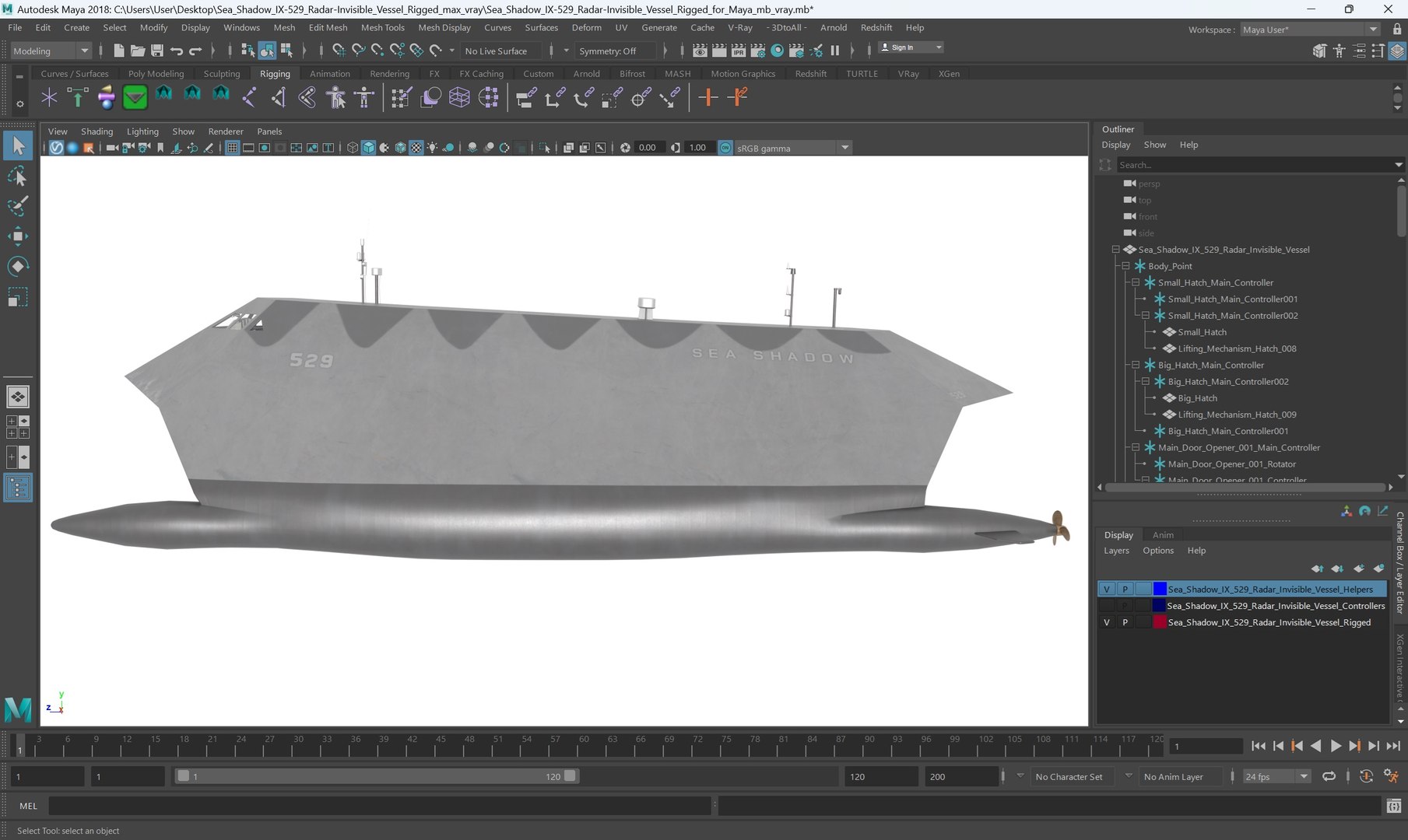 Sea Shadow IX-529 Radar-Invisible Vessel Rigged for Maya 3D https://p.turbosquid.com/ts-thumb/Ne/SBvjOX/2N/sea_shadow_ix529_radarinvisible_vessel_rigged_for_maya_004/jpg/1754848907/1920x1080/fit_q87/c68dbb418b83cc3aab9c424e8cf7c8f5a82eb1dc/sea_shadow_ix529_radarinvisible_vessel_rigged_for_maya_004.jpg
