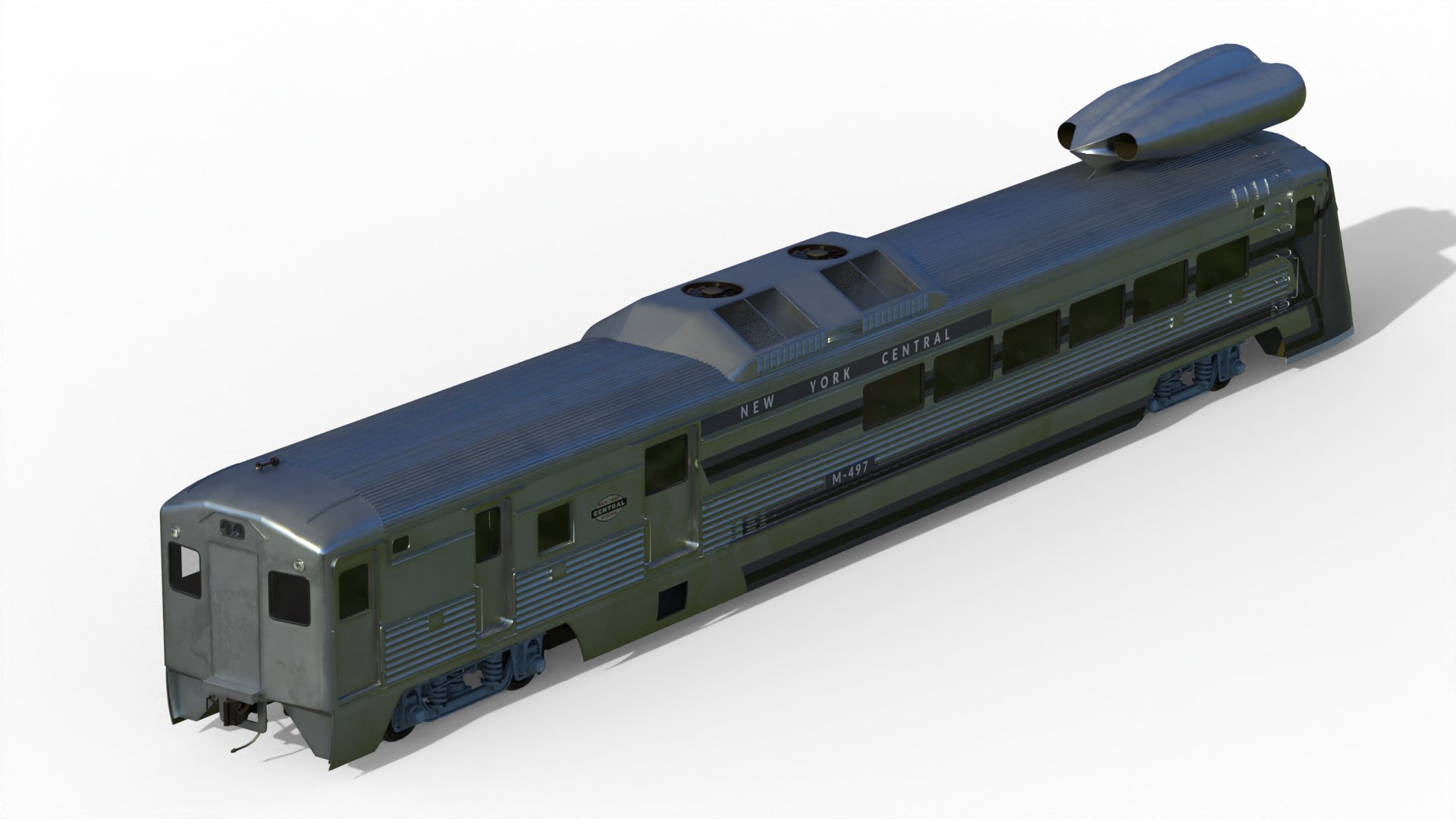M-497 Black Beetle Jet Train 3D Model - TurboSquid 2211662