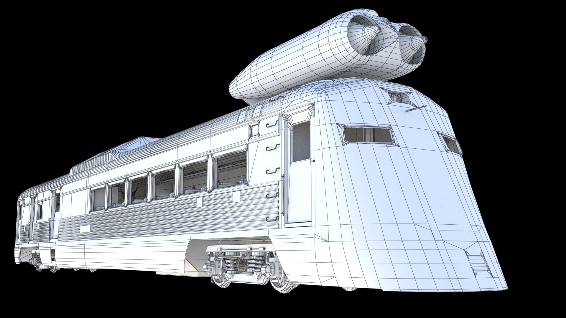M-497 Black Beetle Jet Train 3D Model - TurboSquid 2211662