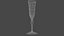 3D wineglass wine glass