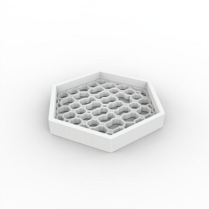 Hexagon Honeycomb Tray 3D Print Model 3D model