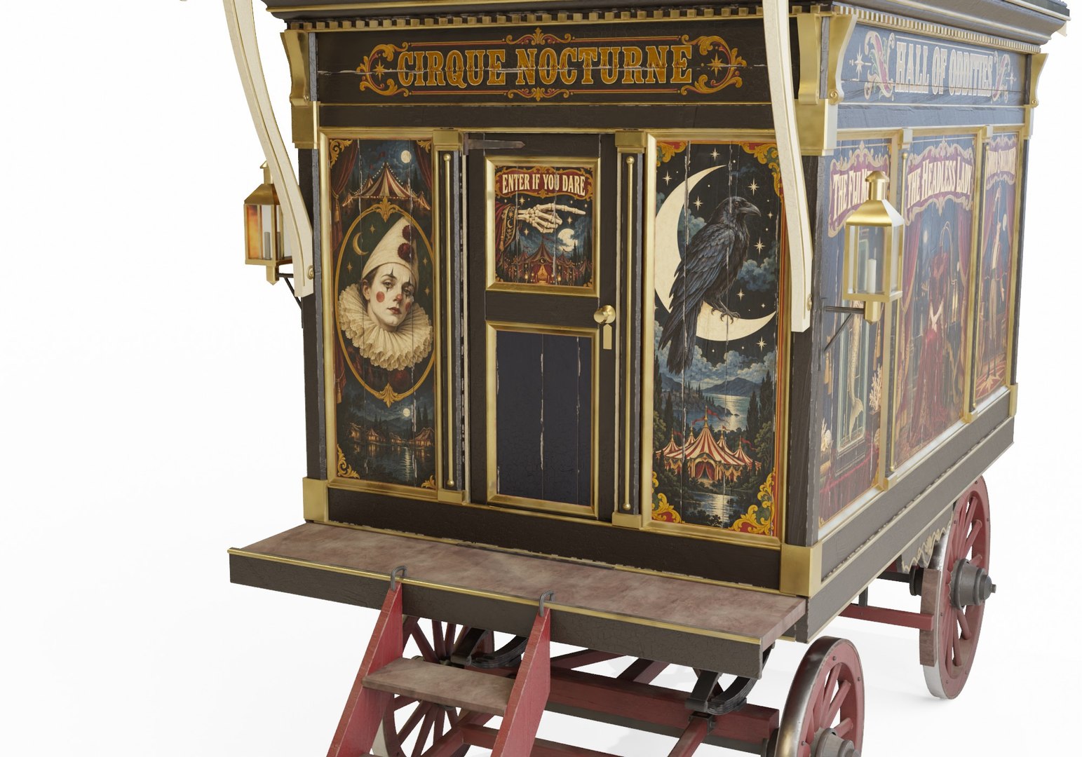 3D Horror Circus Freak Show Wagon - Sideshow Banner Caravan PBR https://p.turbosquid.com/ts-thumb/Ne/c0wqP5/ev/05_freakshowwagon_05_porch/jpg/1793284932/1920x1080/fit_q87/689a98593a99f1fa6df5d885fc47b425c4db558c/05_freakshowwagon_05_porch.jpg