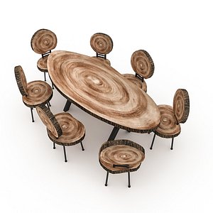 wooden garden furniture model