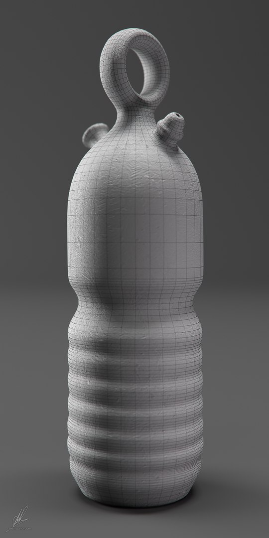 Earthenware pitcher water model - TurboSquid 1558318