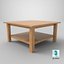 Coffee Table 3 - Bamboo Wood