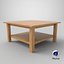 Coffee Table 3 - Bamboo Wood