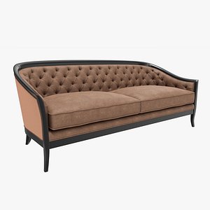 Cabriole style sofa 01