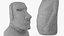 Easter Island Statue Moai White