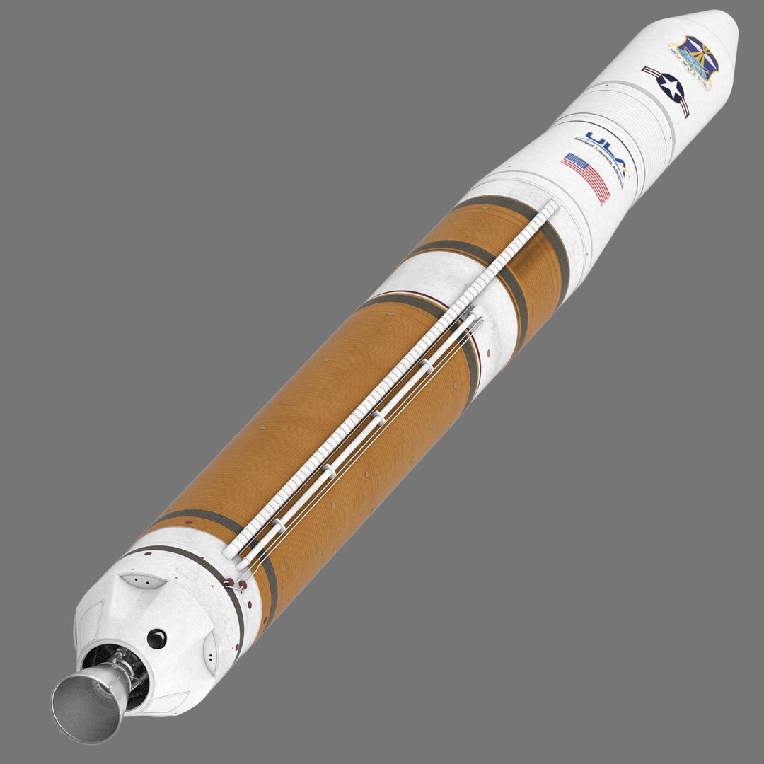 delta iv medium 9040 3d obj