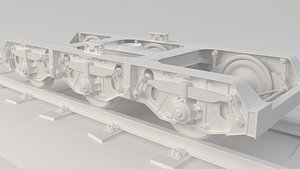 train wheel bogie 3D model