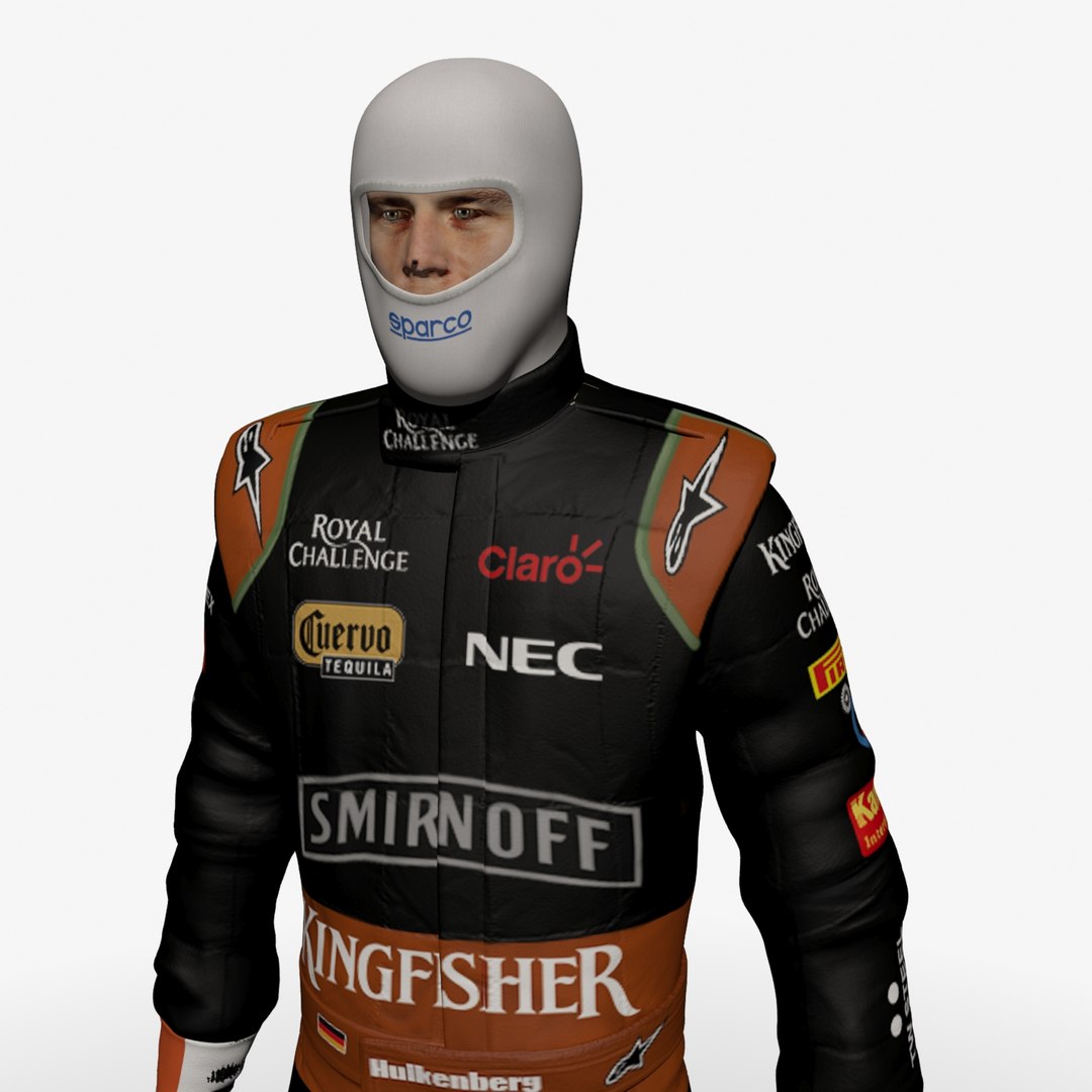 3d Model Of Formula Nico Hulkenberg 2015