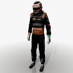 3d model of formula nico hulkenberg 2015
