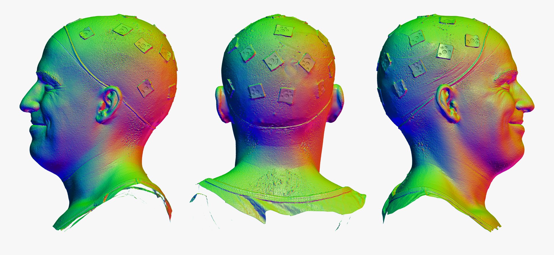 3D marcus human head dimpler model - TurboSquid 1598200