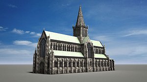 3d c4d glasgow cathedral