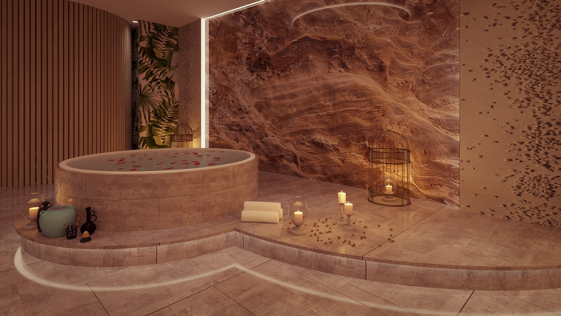 SPA AND SAUNA INTERIOR 3D Model - TurboSquid 2266476
