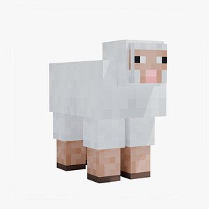 3D Sheep - Minecraft