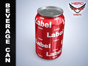 beverage 3d model