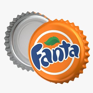 3D Fanta Bottle Cap