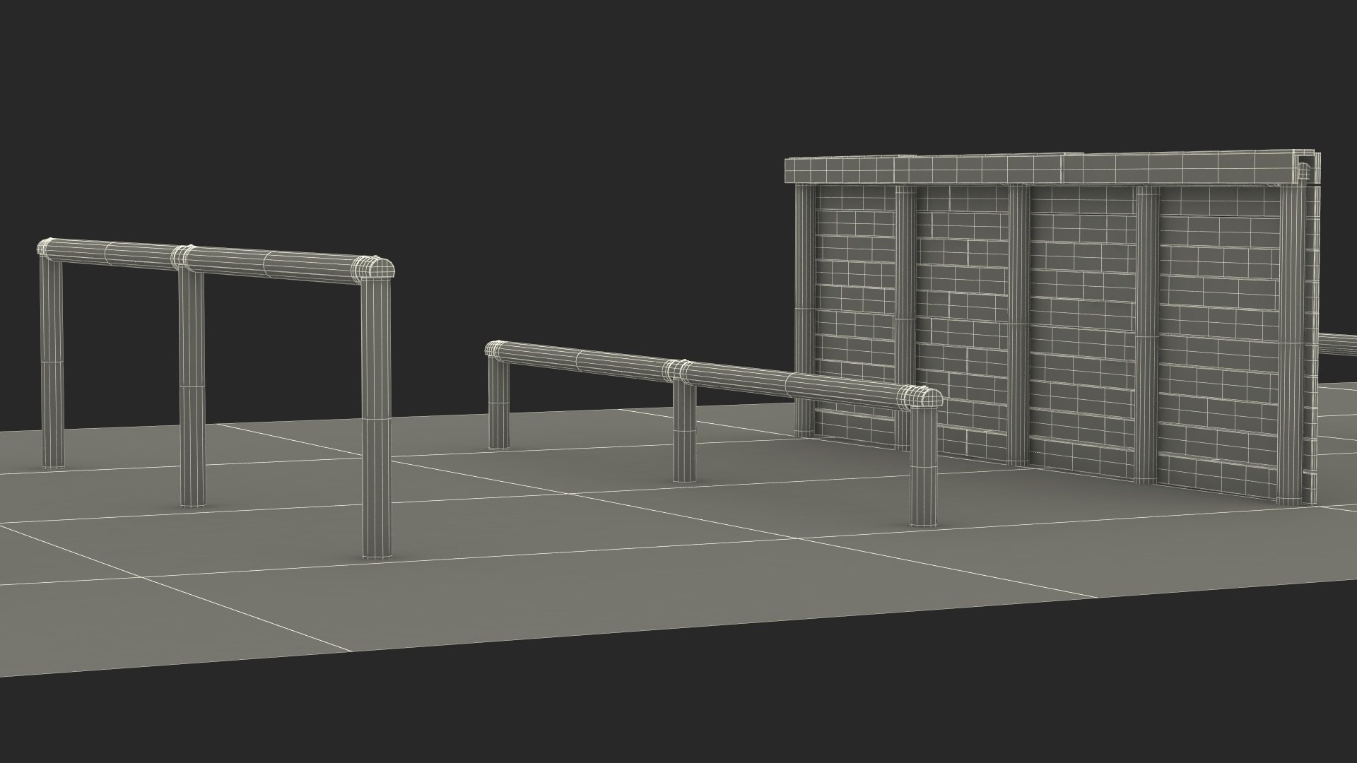 Military Training Obstacles Course 3D Model - TurboSquid 2235489