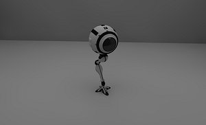 3d robot future car model