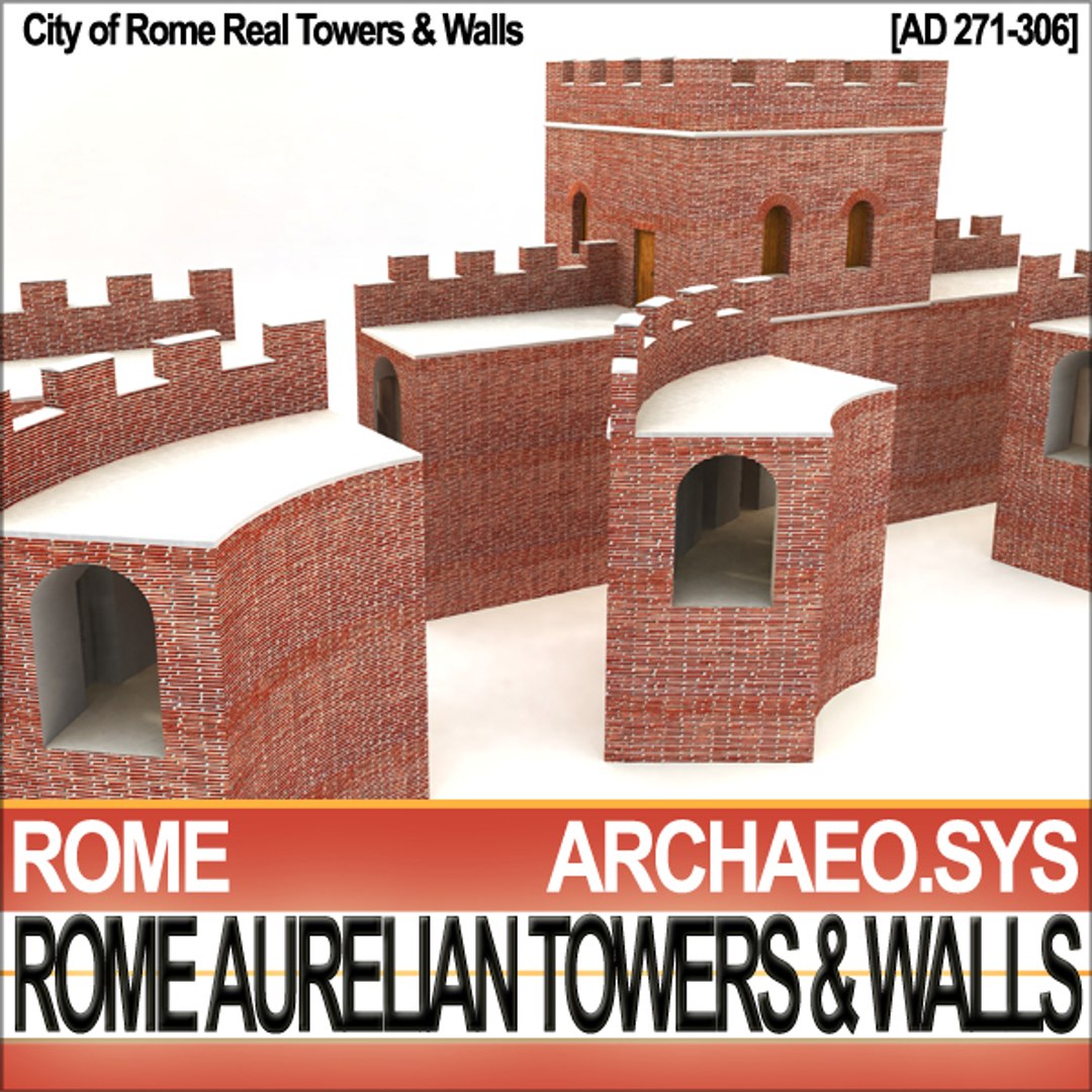 Towers Walls City Rome 3ds