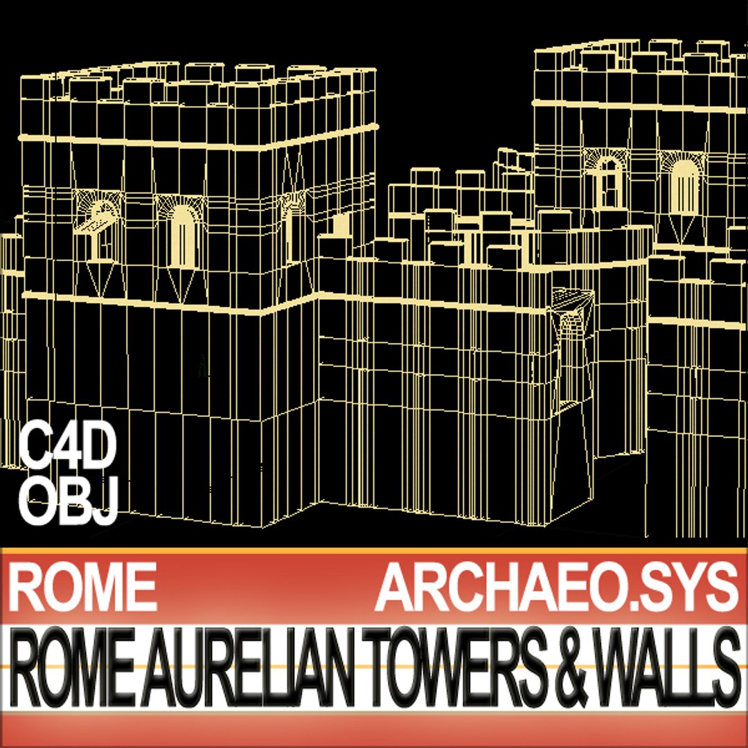 Towers Walls City Rome 3ds