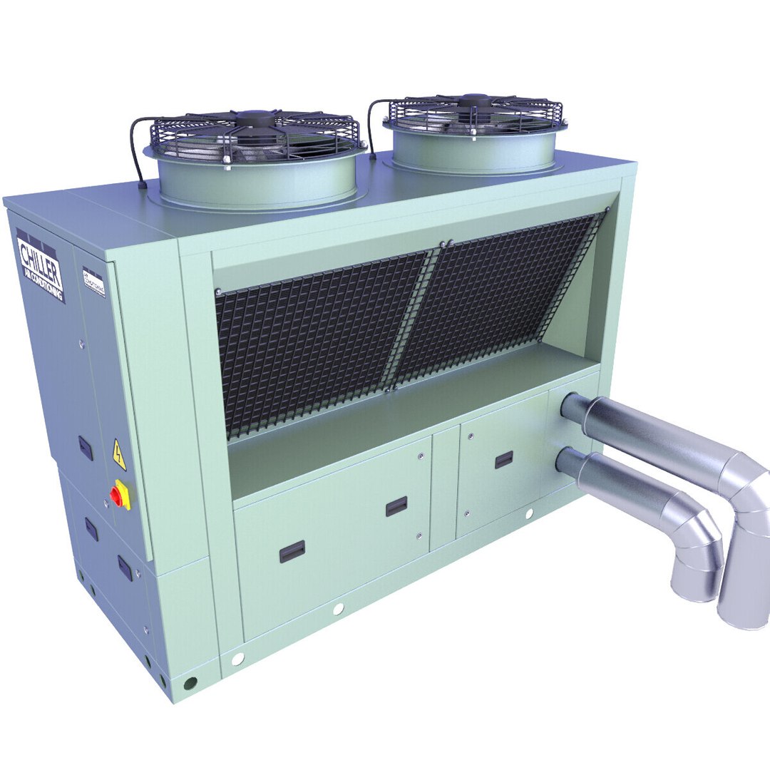 3D Rooftop Chiller Unit MP 11 TurboSquid 2098372