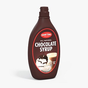 Chocolate Syrup Bottle - Rigged