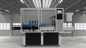 Automatic filling and capping all-in-one machine