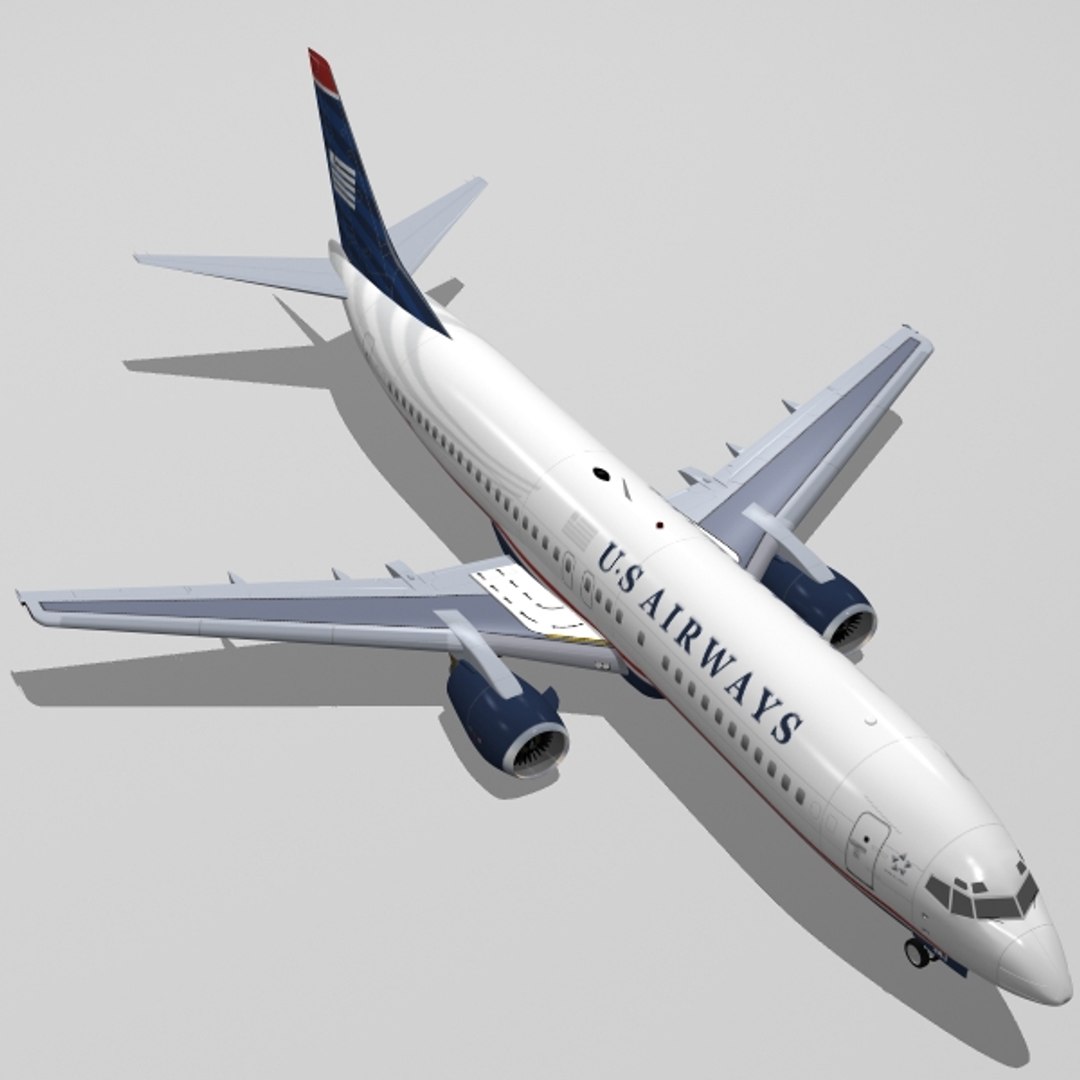 3d B 737-400 Airways Model