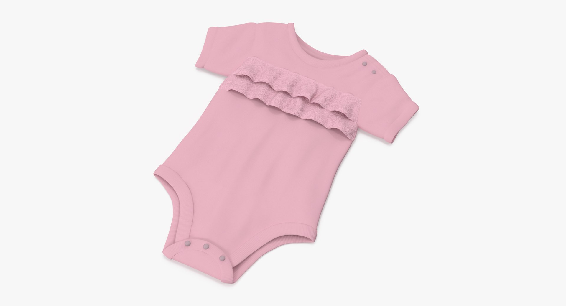 3d Model Onesie Pink