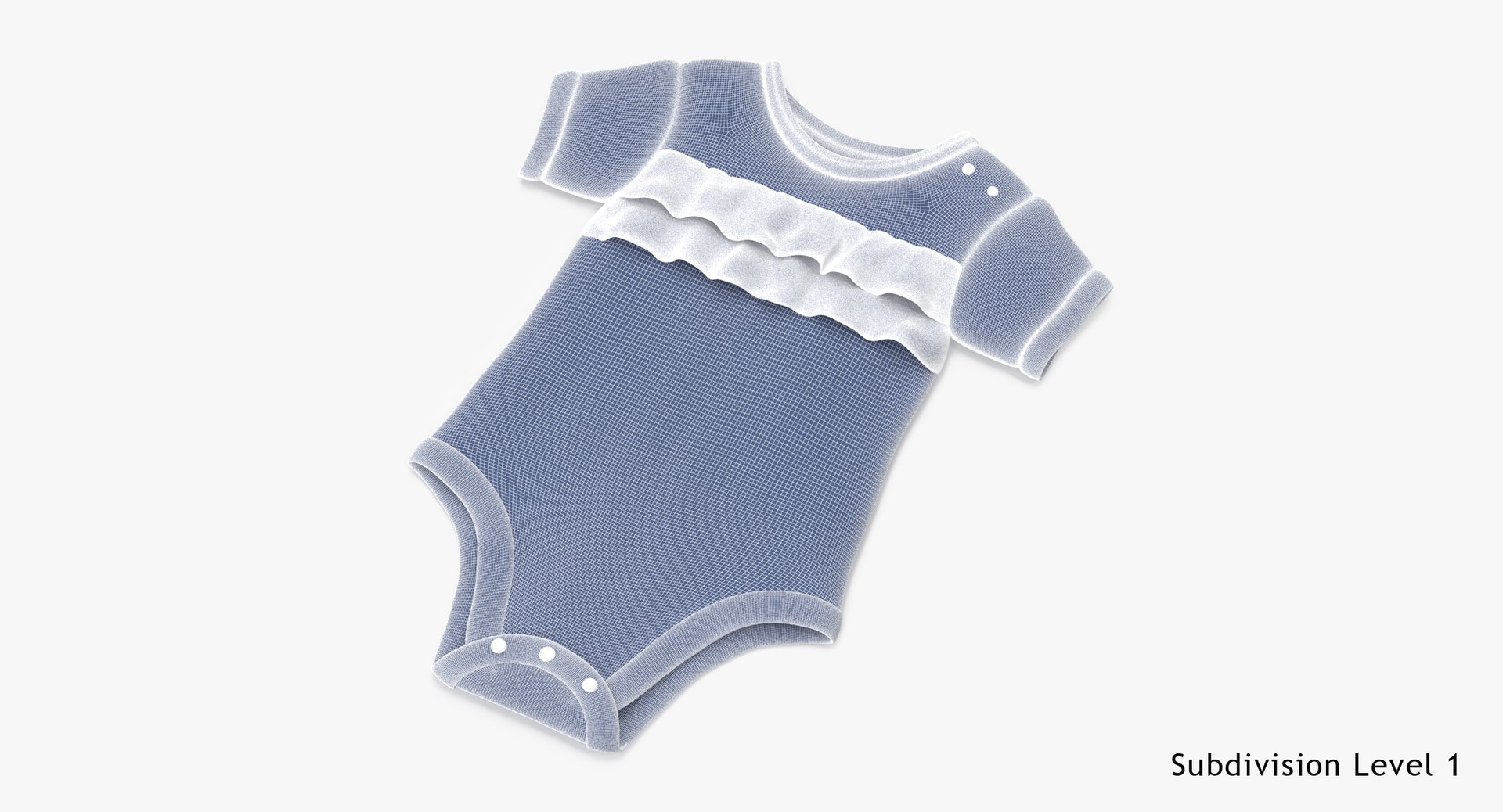 3d Model Onesie Pink