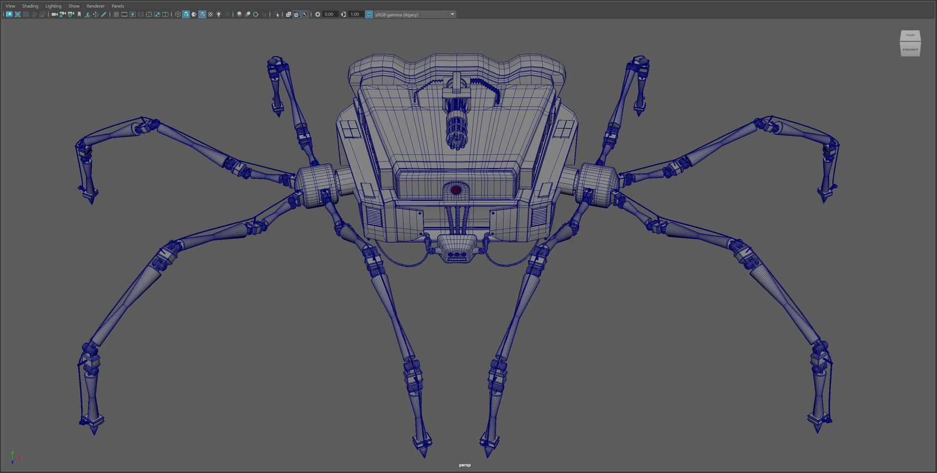 Robotic Character SPIDER without RIG model https://p.turbosquid.com/ts-thumb/Nf/M57pyj/9Q/spiderrobotmeshflow02/png/1741174370/1920x1080/fit_q87/c7aa8ff8f7e52ff9a7f44a6c7487a8268cee17db/spiderrobotmeshflow02.jpg