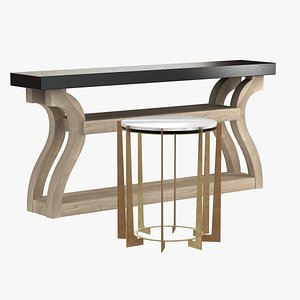 3d model table leonard regency antique