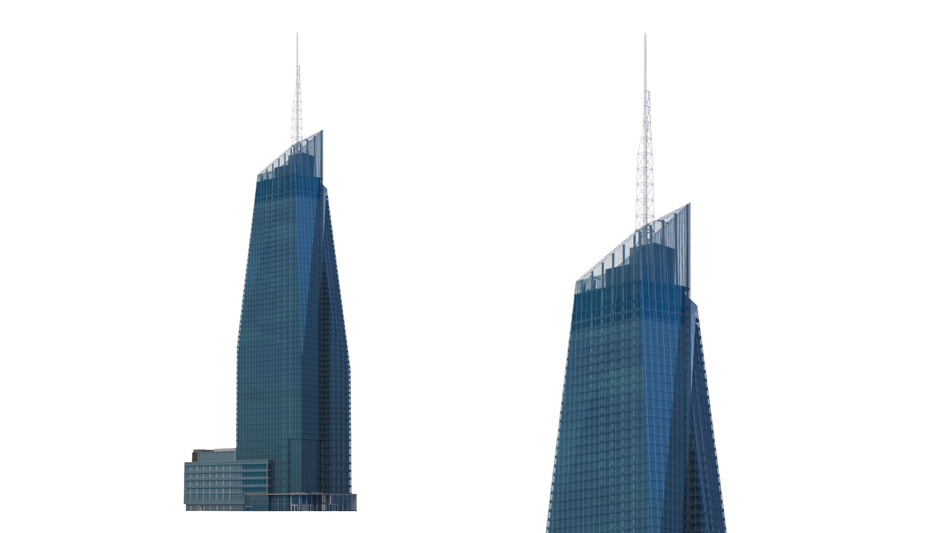 Bank of America Tower 3D model preview