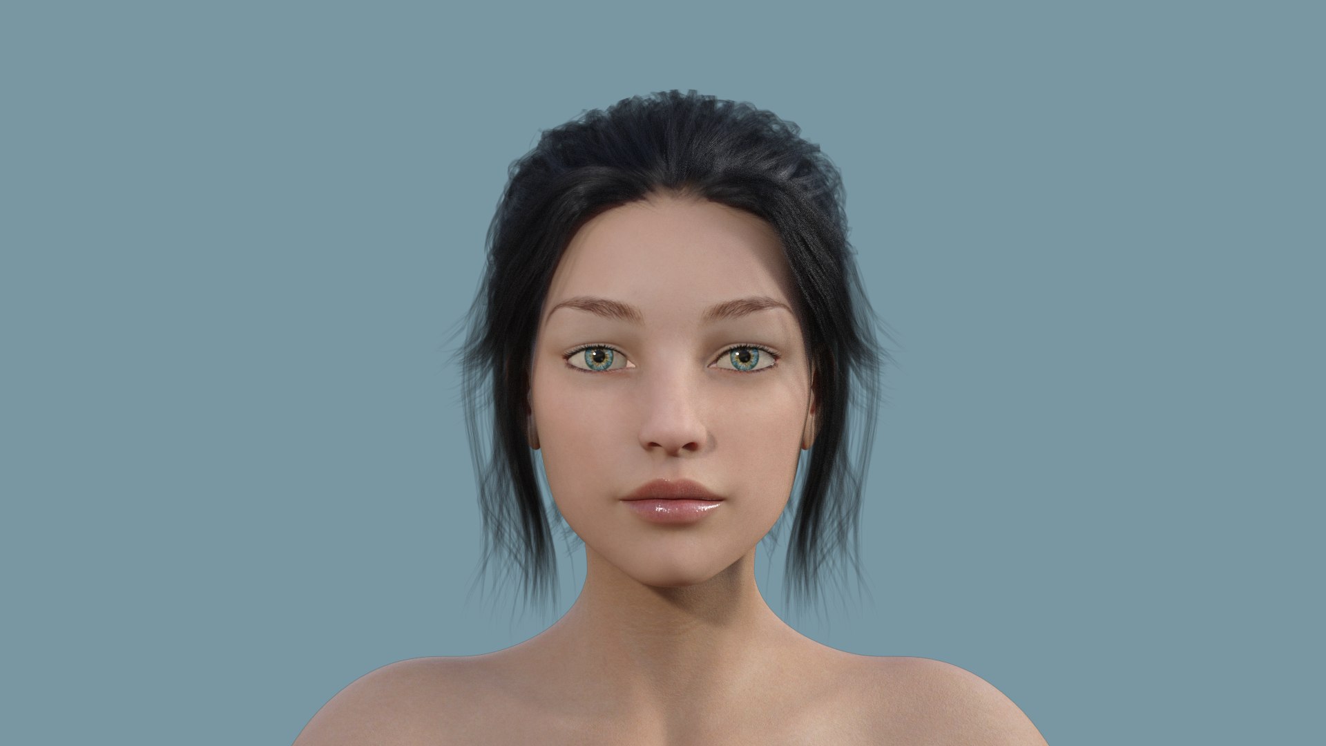 3d Realistic Female Character 18 Model Turbosquid 1826305