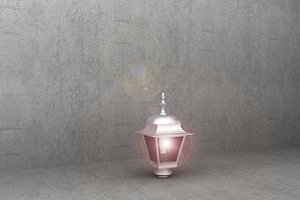 3d antique luminaire tr25 model