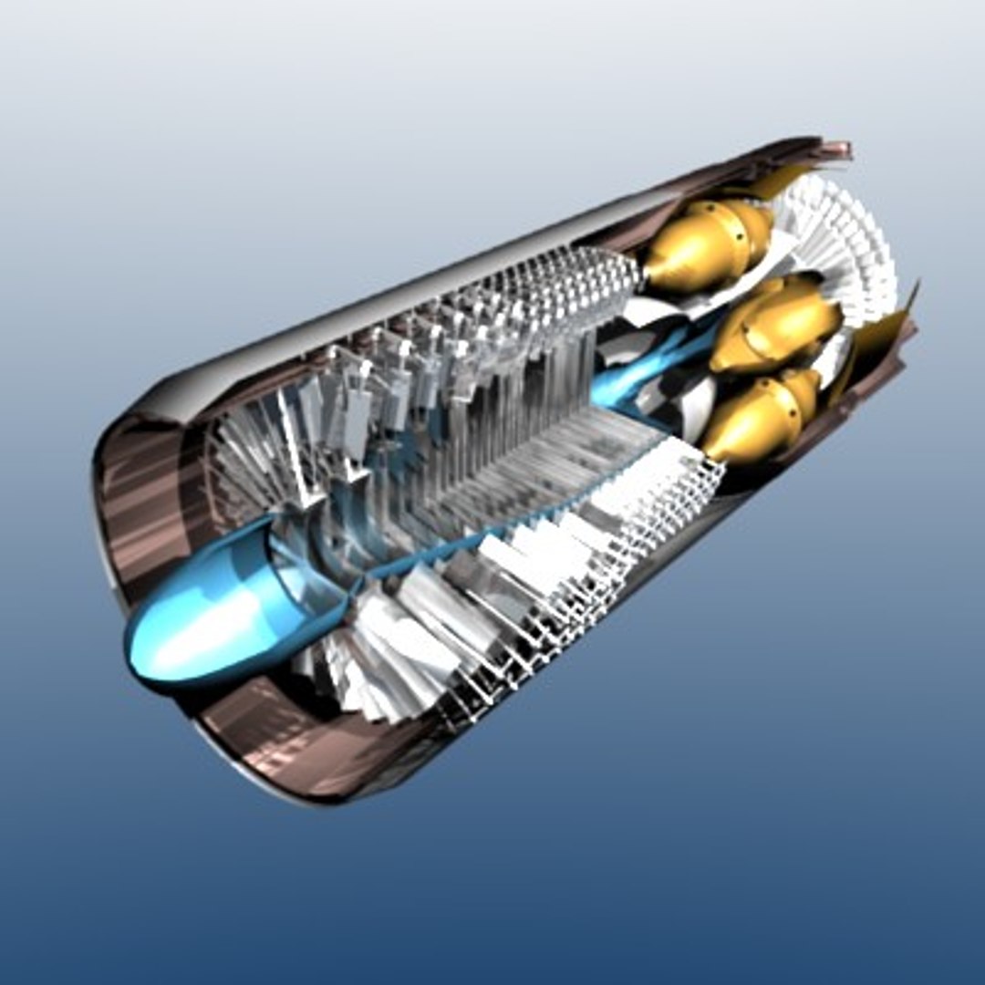 modelo 3d jet engine.blend - TurboSquid 362677