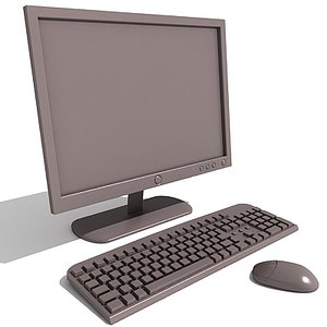 LCD monitor + Keyboard