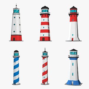 lighthouses games 3D model