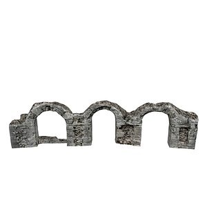 Ruined Arched Wall 05