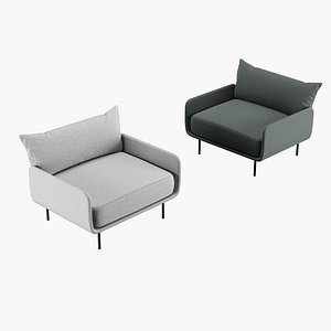 3D Lounge chair 9 for 3d max 2023